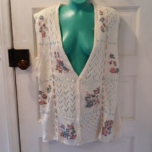 Vintage Jantzen Classic large hand embroidered